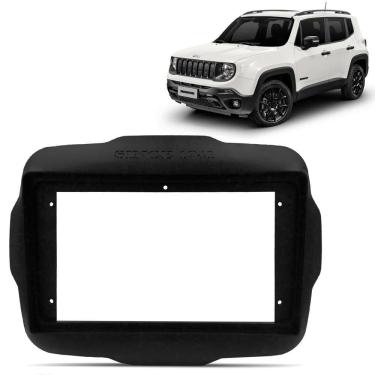 Imagem de Moldura do Painel Jeep Renegade 2015 a 2021 9 Polegadas Pto