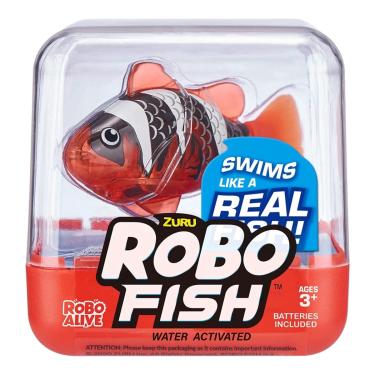 Imagem de Robô Alive Peixe Nada de Verdade Zuru Robo - Fun - Vermelho
