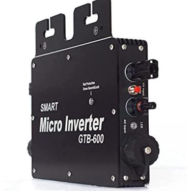 Imagem de Microinversor de grade solar, 400w, 600w, 700w, 800w, 1200w, controle wi-fi, 120v, 230v, identificação automática, microinversor de potência, 600w