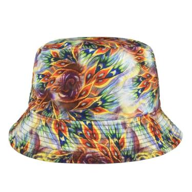 Imagem de Chapéu balde masculino e feminino chapéu balde grafite chapéu balde tie-dye espaço chapéu de verão pesca chapéu de sol chapéu de aventura ao ar livre, Fh314 (1), Tamanho Único