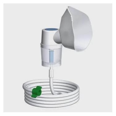 Imagem de Conjunto micro nebulizador adulto oxigênio verde - ns