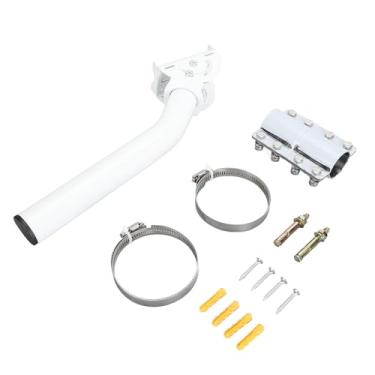 Imagem de Suporte para Telhado Starlink, Suporte para Parede Ajustável Resistente às Intempéries para Telhado de Parede J Kit de Montagem para Antena para Prato Retangular