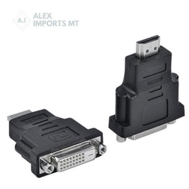 Imagem de Adaptador Dvi Fêmea para Hdmi Macho Bom Conversor Advif-H - Alex Impor