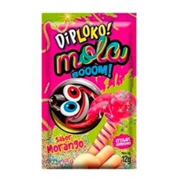 Imagem de Pirulito DipLoko Mola Booom Sabores Sortidos 12g