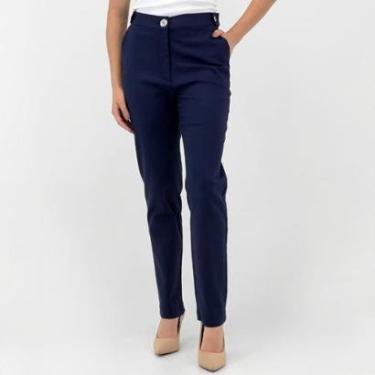 Imagem de Calça Malise Reta em tecido Linho Feminina-Feminino