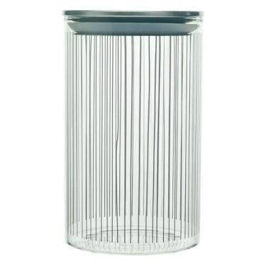 Imagem de Pote De Vidro 1L Minimalista Tampa Inox Com Vedação - Wincy