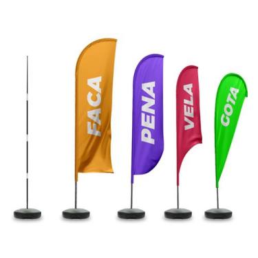 Imagem de Vareta Haste Estrutura Fibra De Vidro Wind Banner 2,5m - Gold Fibras P