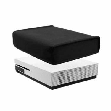 Imagem de Capa de Proteção Antipoeira Para Xbox One S Slim Preta - genérico