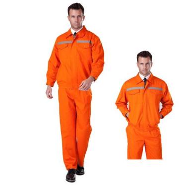 Imagem de Conjunto Uniforme EPI Faixa Refletiva  Profissional Obra Eletricista M