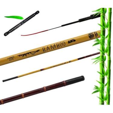 Imagem de Vara Telescópica Albatroz Fishing Bamboo 41% Carbono - 5,40 Metros