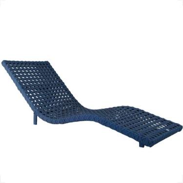 Imagem de Espreguiçadeira Cadeira Alumínio Trama Dupla Piscina Bogotá - Fexx Fib