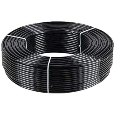 Imagem de TYESMER Mangueira de ar de nylon de 1,2 m, diâmetro externo de 1/4 polegada, preta, tubo de freio a ar, 15 metros, 0,331 kg, 6,35 mm OD, 50 pés, pressão de funcionamento de 3,2 MPa, pressão de ruptura