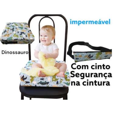 Imagem de Assento almofada elevação alimentação infantil Impermeável com cinto s