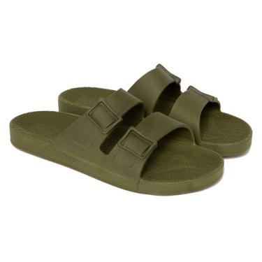 Imagem de Linus - Sandália Unissex Musgo 34/35, Confortável, Resistente e Vegana