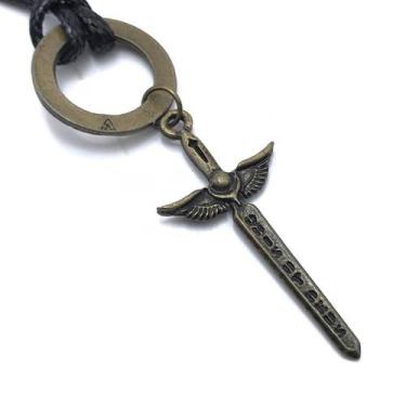 Imagem de Colar Cordão Cruz Espada de São Miguel Arcanjo - FORNECEDOR 6