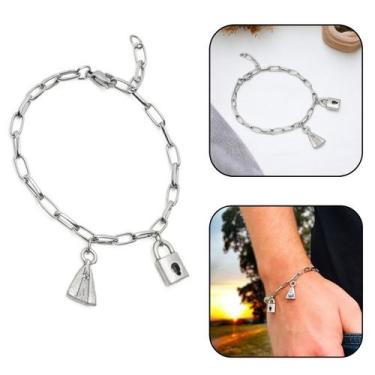 Imagem de Pulseira Servos de Nossa Senhora Aparecida Corrente Inox - FORNECEDOR 