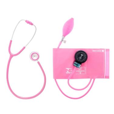 Imagem de Kit Conjunto Esfigmomanômetro + Estetoscópio Com Garantia Bic