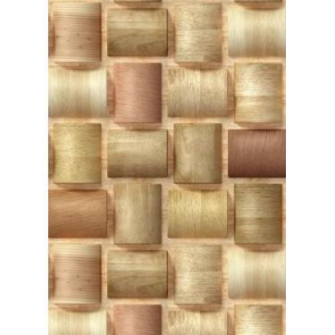 Imagem de Papel de Parede  Adesivo Sala Quarto Madeira  3D MD 55 - IC DECOR