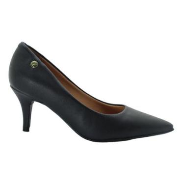 Imagem de Sapato Scarpin Feminino Bico Fino Salto Médio Vizzano Ref:1185.702, 38