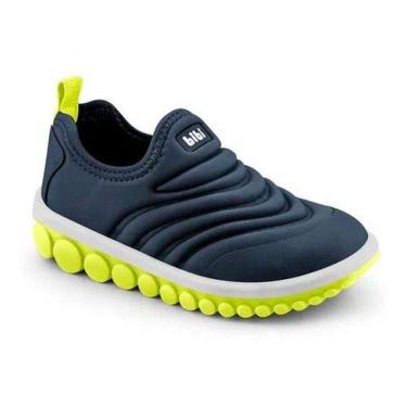 Imagem de Tênis Infantil Menino Bibi Roller 2.0 Naval Amarelo Flúor -, Azul, Esc