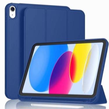 Imagem de Capa Case Smart Flip Para Novo iPad 10 Geração 10.9" Com Suporte de Ca