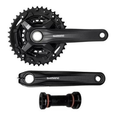 Imagem de Pedivela Shimano 9v Altus Mt210 Hollowtech C/caixa 22/30/40 