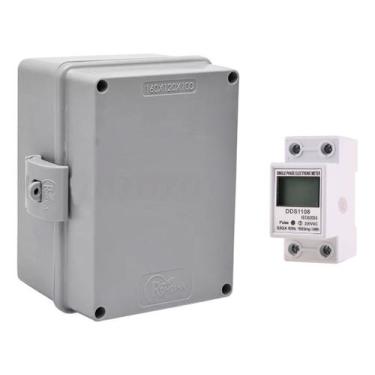 Imagem de Kit Medidor Energia Monofásico 220v Caixa Instal. Equatorial - Rohdina