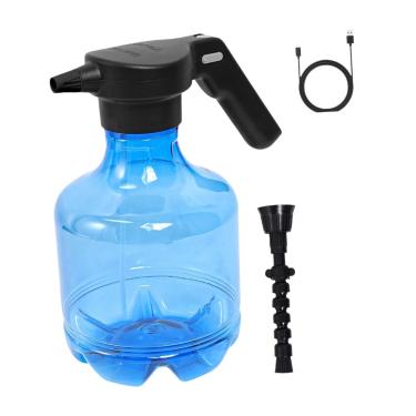 Imagem de Generic Regador elétrico de 3,0l recarregável por USB com bico estendido, pulverizador portátil de jardim para limpeza de jardim multifuncional, Azul