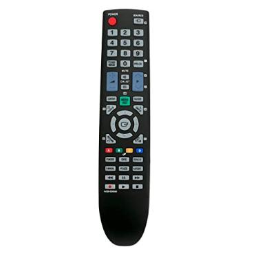 Imagem de Controle remoto de substituição AA59-00484A compatível com Samsung LCD TV LE32D551 LE37D551 LE37D550 LE40D550 LE40D551 LE46D550 LE46D551 LE32D580 LE37D580 LE40D550 80 LE4 6D580 LE19D450 LE32D450