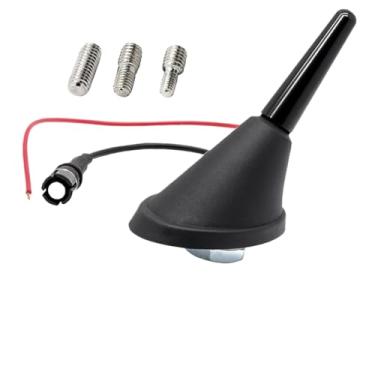 Imagem de Antena curta para caminhão, Antena curta para carro | Substituição de antena curta para caminhão - Configuração fácil, reforço do sinal de áudio e vídeo do carro Antenas de áudio e vídeo para carros,