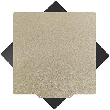 Imagem de HICTOP Folha De Pei Texturizada De 310 * 320 Mm De Dupla Face E Pei Magnética Com Adesivo Para Impressoras 3D Cr-10S Pro, Cr-X, Cr-10 Pro V2, Ender 3 Max, Cr-10 V3, Anycubic Kobra Plus