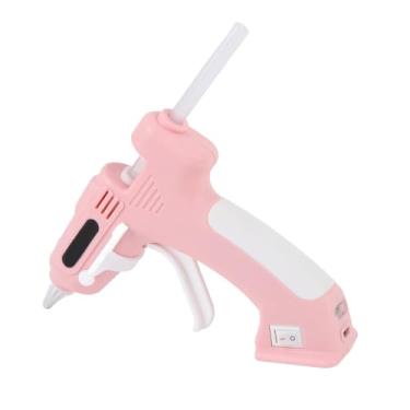 Imagem de Jogo Quente Handheld da Colagem do Derretimento, Uso Versátil da Ferramenta Elétrica da Colagem Quente para o Encadernação do Quadro do Livro (Rosa)