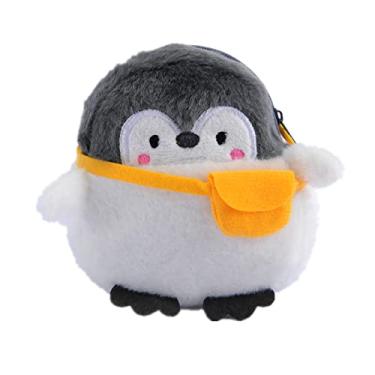 Imagem de Lefe Liee 2Pcs Carteira De Pinguim Kawaii, Novidade Bolsa Kawaii Mini Bolsa De Maquiagem Coisas Carteira Fofa Pequena Bolsa De Moedas Acessórios, Bolsas De Período Uwu Soocute Para Meninas Adolescent
