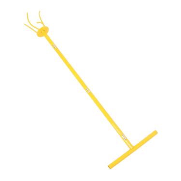 Imagem de Cultivador de Garra de Jardim Torcido, Cultivador Manual Com Alça Longa, Aerador de Gramado de Aço, Estripador de para Caixa de Plantas e Cama