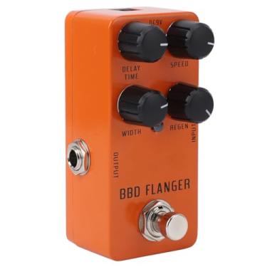 Imagem de Pedal Flanger Analógico, Mini Portátil para Baixo de Guitarra Elétrica Com True Bypass DC9V