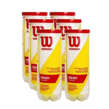 Imagem de Bola de Tênis Wilson Championship Extra Duty - Pack 6 Tubos