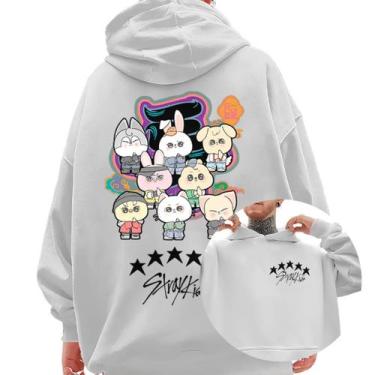 Imagem de Moletom Blusa De Frio Skz Stray Kids Star Banda Kpop Cartoon - Abstrac