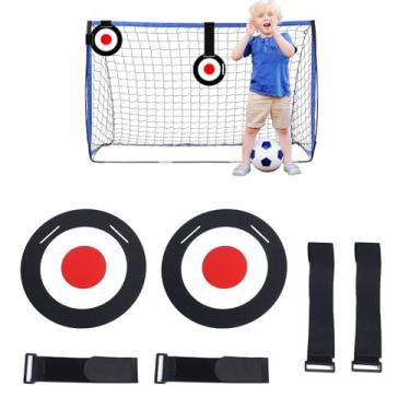 Imagem de Gol de Alvo de Futebol, Alvo de Treinamento de Futebol, Gol de Trem de Futebol para Equipamento de Prática de Precisão de Tiro de Futebol de Bola, Alvo de Gol de Futebol