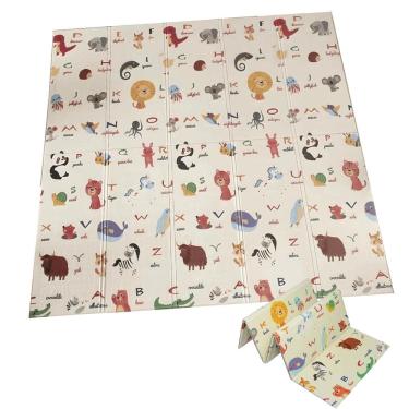 Imagem de Tapete Infantil Tatame Criança Bebe Emborrachado Dupla Face Antiderrapante Macio Dobravel Seguro Multiuso Brincadeira Diversao
