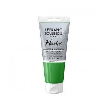 Imagem de Tinta Acrílica Lefranc Bourgeois Flashe 80ml S1 558 Brilliant Green - 