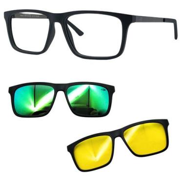 Imagem de Oculos Mormaii Swap 6 A14 6132 Com 2 Clipons Verde e Nortuno, Verde, N
