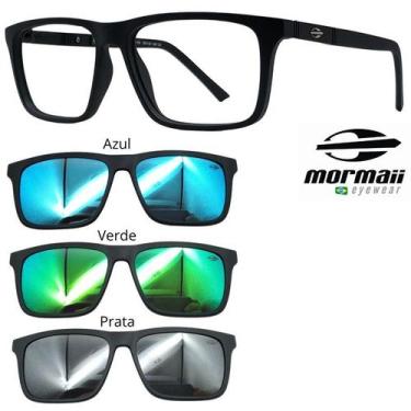 Imagem de Armação de Grau Mormaii Swap 4 6112 A14 com 3 Clipons AVP, A14