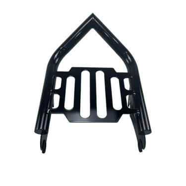 Imagem de Suporte de bagageiro preto brilhante destacável de 3,8 cm kit de alças traseiras para passageiro Sissy Bar rack serve para Harley Touring Road King Road Glide Street Glide Electra Glide 2009-2024