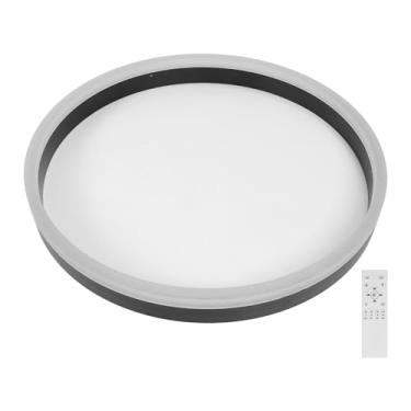 Imagem de Luz de Teto Redonda Led Regulável Moderna Lâmpada de Montagem Embutida para Quarto Cozinha Sala de Jantar Controle Remoto e App