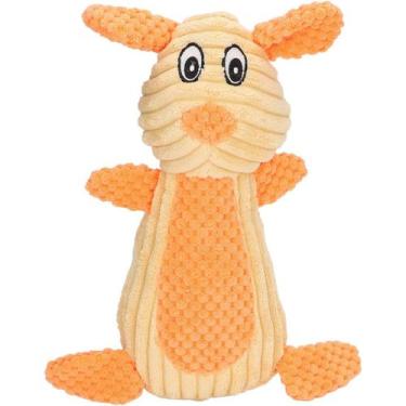Imagem de Mordedor Pelucia Cachorro Cao Pet Gato Animais Brinquedo com Apito Den