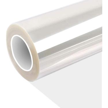 Imagem de Janela de segurança de segurança clara Anti -Shatter Glass, Banco de proteção Banco de vidro suave, fácil de aplicar, 4 mil, 100x300 cm (39x118innch)