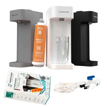 Imagem de Kit Purificador Completo Parede Mesa Filtro Água E Refil