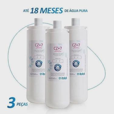 Imagem de Kit 3 peças filtro refil CZ + 7 ibbl