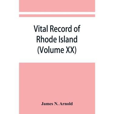 Imagem de Vital record of Rhode Island