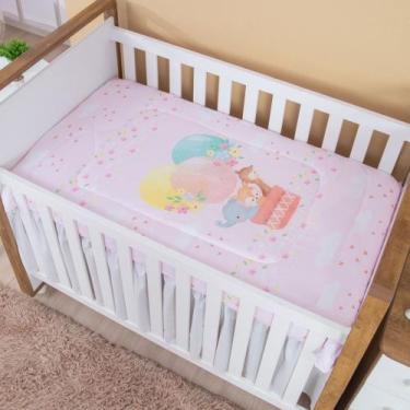 Imagem de Edredom POP para bebê Menino e Menina - Miguel Baby, Animais no Balão